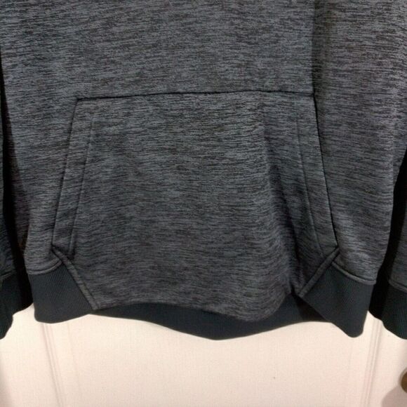 Under Armour ColdGear Mens Gray Loose Fit Pullover Hoodie. Mock Neck - Picture 4 of 5